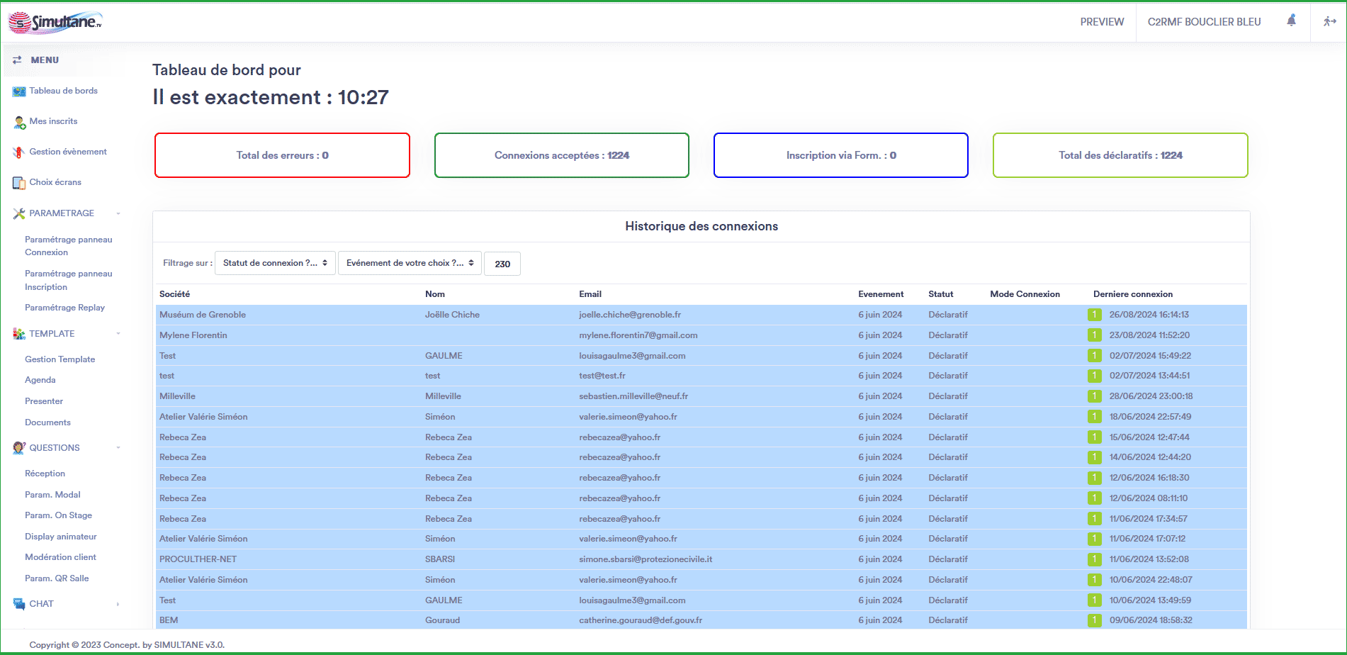 Captation vidéo live pour streaming